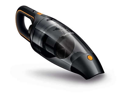 PHILIPS - aspirateur à main Mini Vac - 12V - 11min autonomie - noir