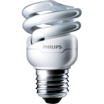 PHILIPS - Tornado spiral T2 8W 2700K E27 230V 505lm CRI82 niet dimbaar 10000u