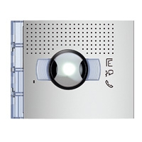 BTICINO - Frontplaat voor 351300 zonder drukknop All Metal - Sfera New