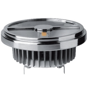 Lightplus - Led AR111 G53 10W 8ø 4000K 16000cd 450Lm 40.000u Ra85 DC/500Ma dimbaar