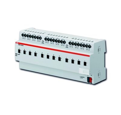 Busch Jaeger - Schakelaktor, KNX, 12-voudig, 16A, manuele bediening, Din-rail