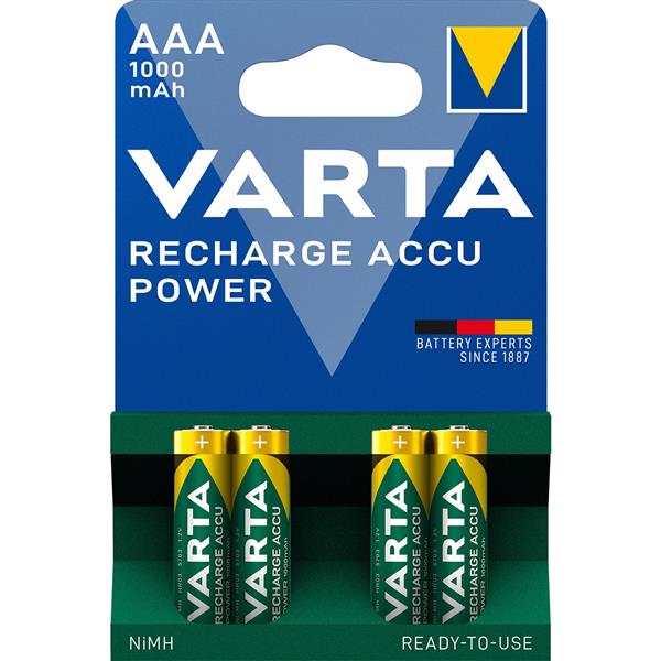 VARTA - Batt opl NiMh HR03 AAA R2U