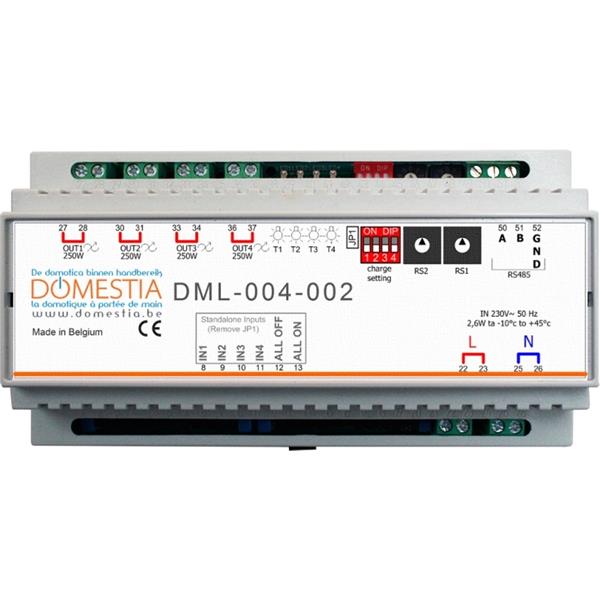 Domestia - Module d'extension 4 sorties télévariées LED (4x250W)