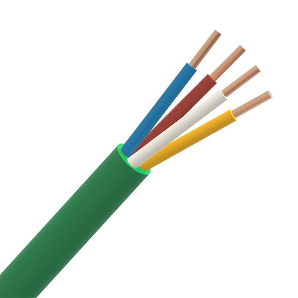 CABLEBEL - SGG câble signalisation LS0H intérieur 150V F2 groen 2X0,8mm