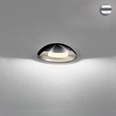 Bel-Lighting - Zona Led spot encastré de sol 3,2W Powerled blanc chaud 2700K IP68 inox