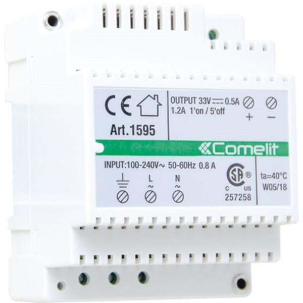 Comelit 4888c Système d/'alimentation pour mélangeur Simplebus Color