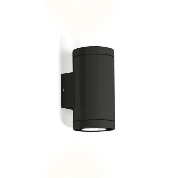 WEVER & DUCRE - TUBE 2.0 PAR16 textuur zwart GU10 muur buiten up/down rond