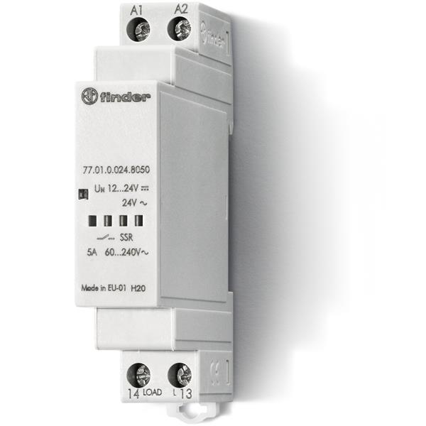 FINDER - SSR MOD 12...24VDC OF 24VAC 5A NULSCHAKELING