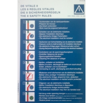 Catu - PVC bord - vitale 8 - A3 formaat