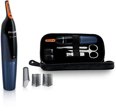 PHILIPS - Neustrimmer met manicureset
