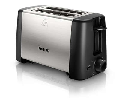 PHILIPS - Broodrooster Daily Collection - 2 sleuven - metaal