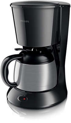 PHILIPS - Cafetière Daily Collection avec verseuse isotherme - 1l - noir