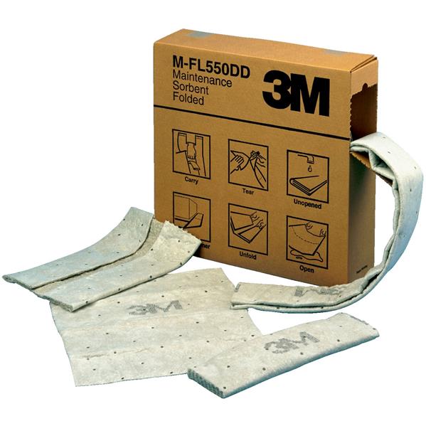 3M - Absorbants, 3M, M-F2001, Rouleau 4 en 1,perf, 12 cm x 15,2 m