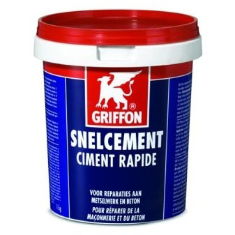 BISON - Obturant, Griffon, Ciment rapide, Seau 12,5kg