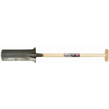POLET - Spade, grondwerk, essen T-Steel, Voetjes, Blad 420x145x130 mm, Steel 850 mm