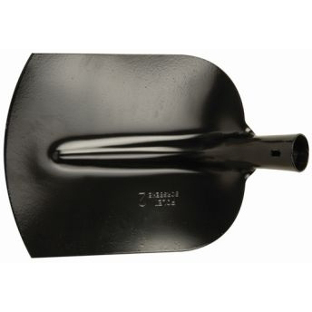 POLET - Schop, Zand, zwart epoxy, aangesl Snede,DIN20120, Blad nr. 2, 290x240 mm