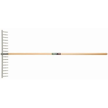 POLET - Landhark, met steel, Alu, B 760 mm, 17 Tanden, L Steel 1400xdiam 28 mm