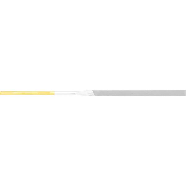 PFERD-RUGGEBERG-BENELUX - Vijl, Naald, Corinox, platstomp, Stift 4mm, bastaard, L 180 mm