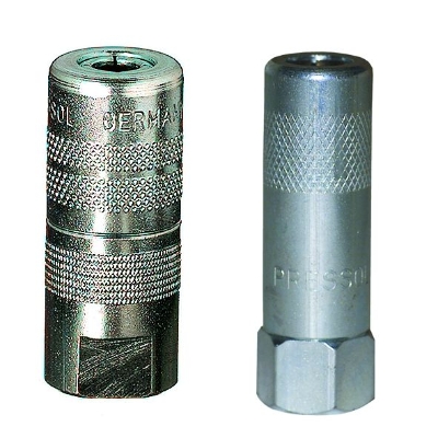 LUBRICANTS - Mondstuk, met Sleutelvlakken, 4-Beksgehard, R1/8'', voor alle Smeernippels