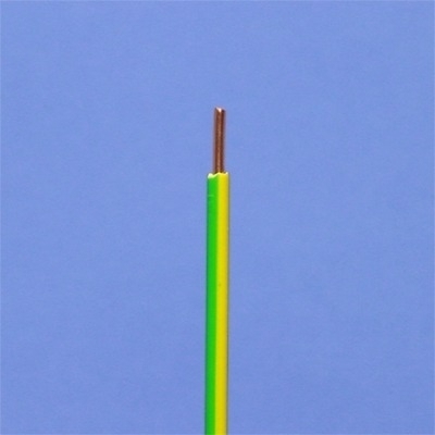 CABLEBEL - VTB H05V-U installatiedraad massief PVC geel/groen 1mm²