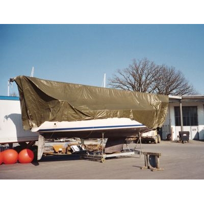 EPI - Bâche, 150 g/m², 5x6 m, vert