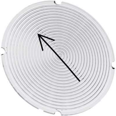 SIEMENS - ETIQUETTE INTERIEURE POUR BOUTON-POUSSOIR LUMINEUX, ROND, LAITEUX INSCRIPTION NO