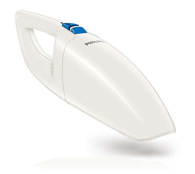 PHILIPS - Kruimelzuiger Mini Vac - 3,6V - 9-10min werktijd - wit
