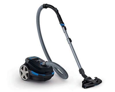 PHILIPS - Stofzuiger Performer Compact met allergiefilter - 3l - snoer 6m - zwart