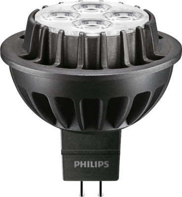 PHILIPS - Master LED spot LV dimmable 8-50W GU5.3 MR16 12V 2700K 635lm CRI80 36D 40000h