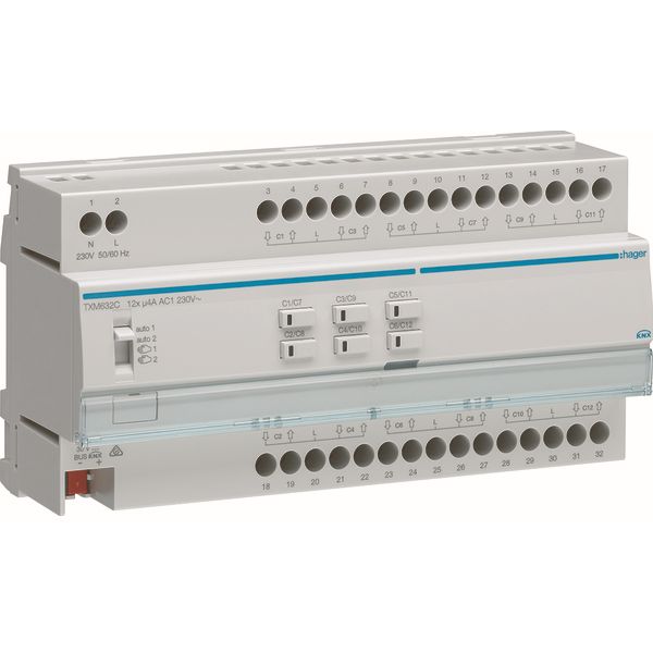 HAGER - Module 12 sorties volets roulants ou stores a bannes 230V~ 5A / New Easy