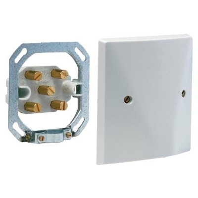 VYNCKIER - Aansluitdoos 6mm² 3P+N+A met 5 klemmen grijs (neus)