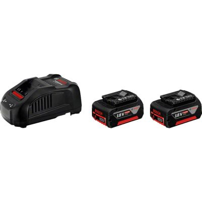 BOSCH - Click & Go 18V Starterset, 2x 6.0Ah + Chargeur GAL 1880 CV