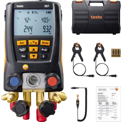 measuring instruments - testo 557 set, digitale manifold met Bluetooth voor koelinstallaties