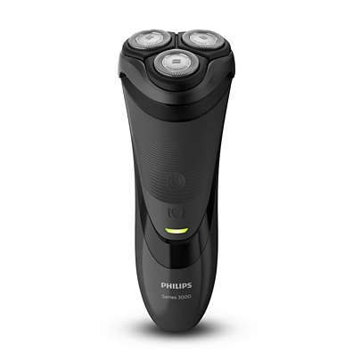 PHILIPS - Rasoir serie 3000 - à sec - lames ComfortCut - 45 min d'autonomie