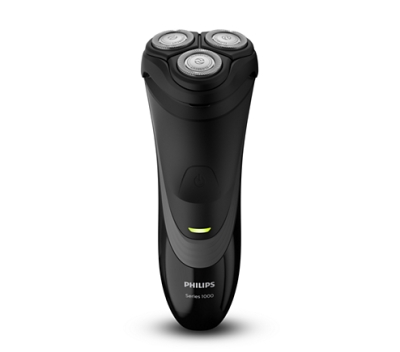 PHILIPS - Rasoir serie 1000 - à sec - lames CloseCut - 45 min d'autonomie