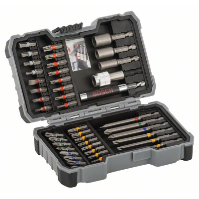 BOSCH - Accessoire, Bosch, Embouts et douilles, coffret de 43 pièces 43pc