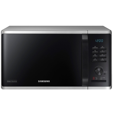 Samsung - Four à micro-ondes pose-libre, 23l, DeFrost, maintien au chaud, Steam, argent