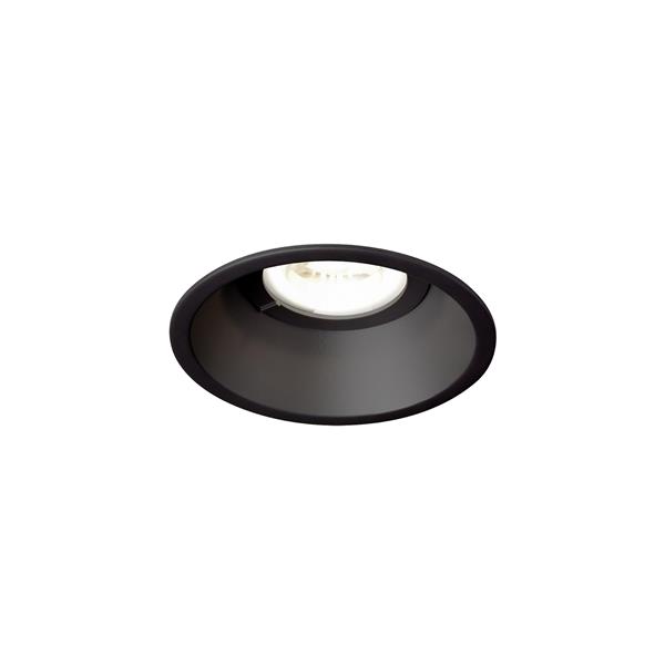 WEVER & DUCRE - DEEP IP44 PAR16 textuur zwart GU10 springveren