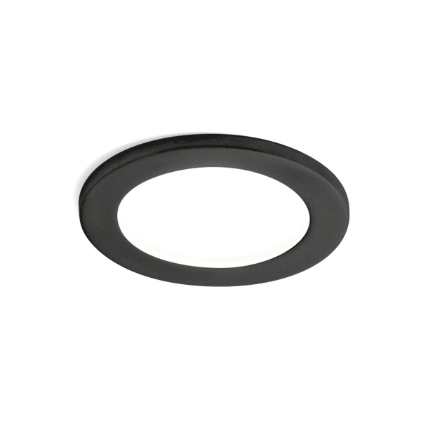 WEVER & DUCRE - LUNA ROUND IP44 1.0 PAR16 textuur zwart GU10