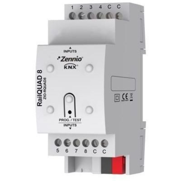 Vecolux - KNX RailQuad8 Analoge / digitale sensor