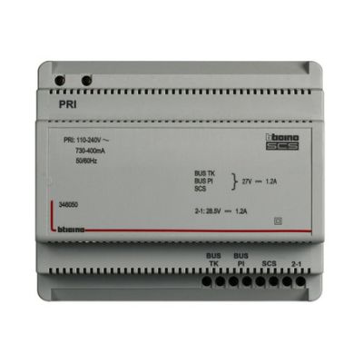 BTICINO - AVT - Voeding 2-draads 6 DIN - 1200 mA