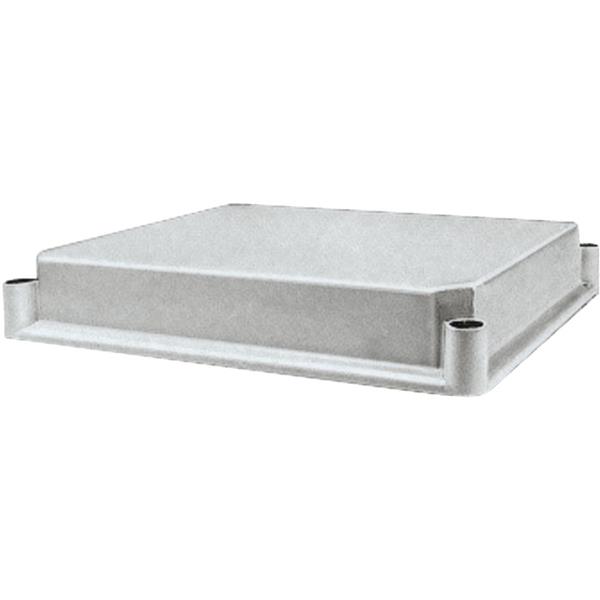 SAREL - Ondoorzichtig polycarbonaat deksel 27x36x4,5cm
