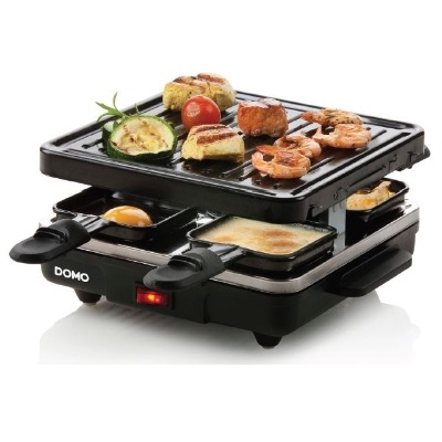 Domo - Raclette / grill Just Us - 21x21cm - 4 personnes