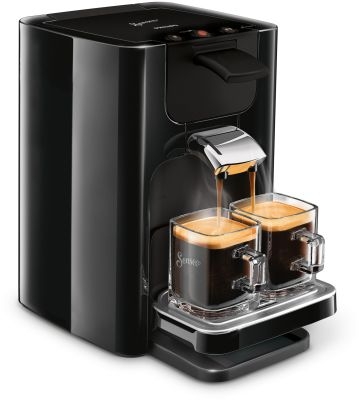 PHILIPS - Cafetière Senseo Quadrante - noir