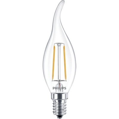 PHILIPS - CLA LED candle 2-25W E14 BA35 230V 2700K 250lm CRI80 Clair 15000h