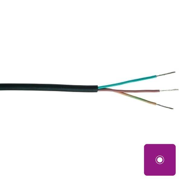 CABLEBEL - H05RR-F CTLB rubberkabel flexibel zwart 500V 3G2,5mm²