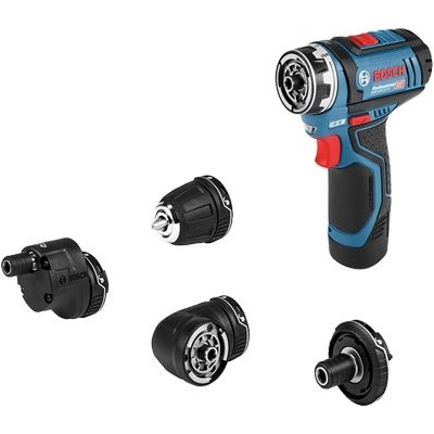 BOSCH - Perceuse-visseuse GSR 12V-15 FC (2x2,0Ah+GAL 1230 CV+GFA 12-X/12-B/12-W/12