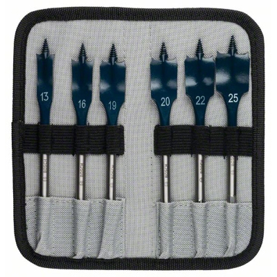 BOSCH - Mèches plates Self Cut Speed, set de 6 pièces 13, 16, 19, 20, 22, 25 mm 6pc