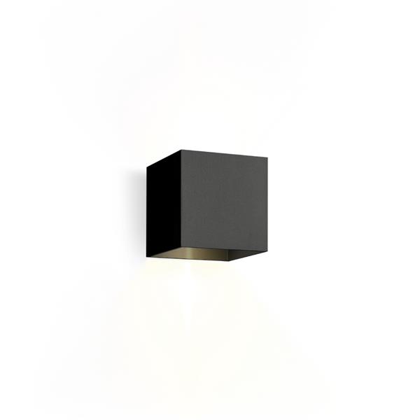 WEVER & DUCRE - BOX 2.0 LED textuur zwart 3000K muur buiten
