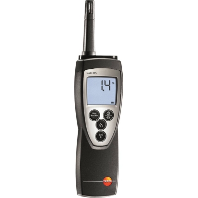 measuring instruments - Testo 625, vocht-temperatuurapparaat+opsteekbare vochtvoelerkop+batterij+kalibra